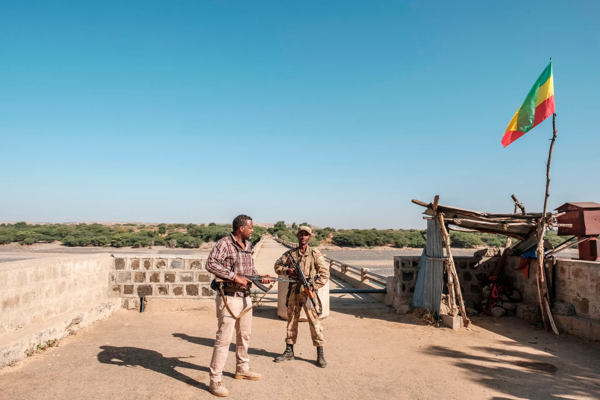 معبر حدود إثيوبيا مع إريتريا (أرشيفية).