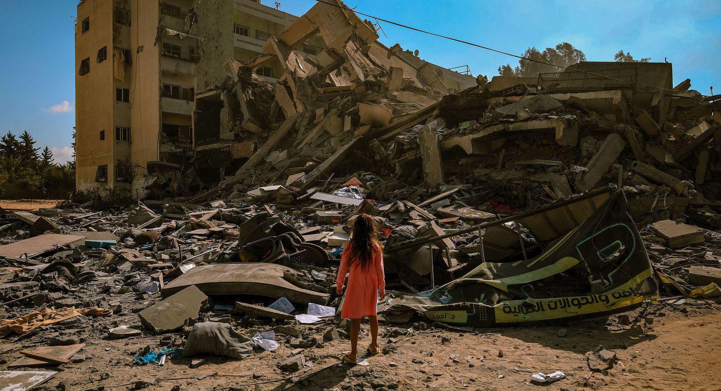 طفلة في غزة (مواقع).