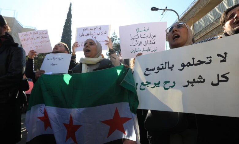 تظاهرات رفضاً للتدخل الأجنبي في سوريا (وكالات)