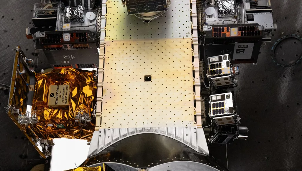 الصور الأولى للقمر الاصطناعي الاماراتي "محمد بن زايد سات" قبيل انطلاقه من قاعدة فاندنبرغ في كاليفورنيا