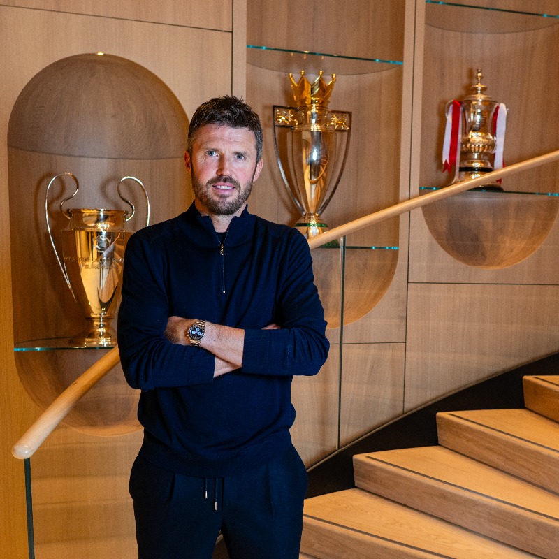 مايكل كاريك. (حساب مانشستر يونايتد على إكس)