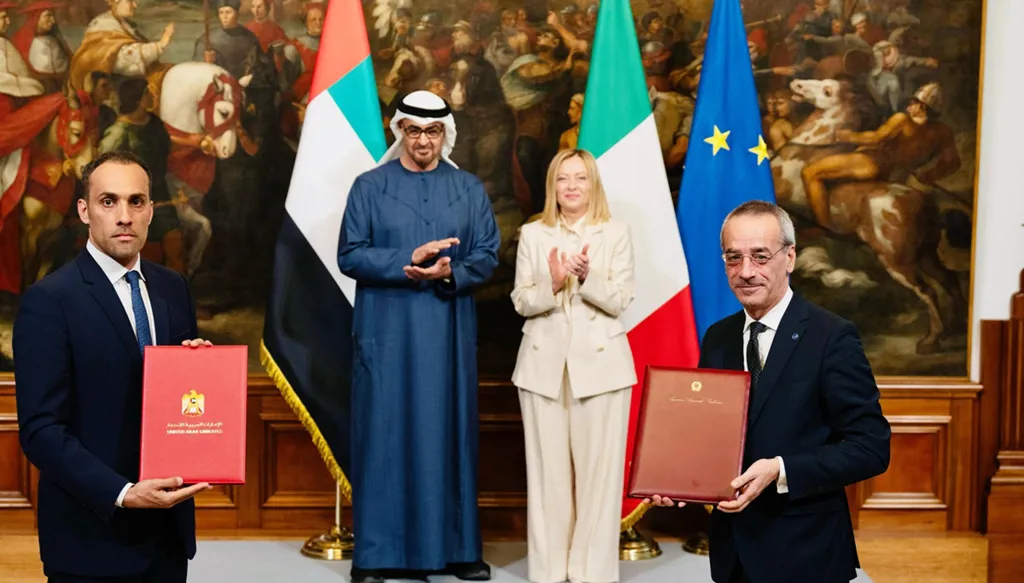 مذكّرة تفاهم بين الإمارات وإيطاليا للتعاون في مشاريع استكشاف القمر