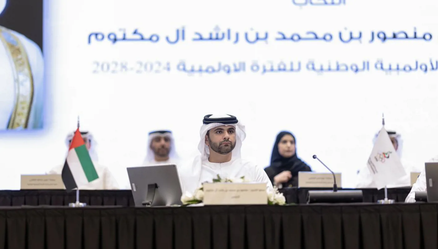 الشيخ منصور بن محمد رئيساً للجنة الأولمبية الإماراتية حتى 2028