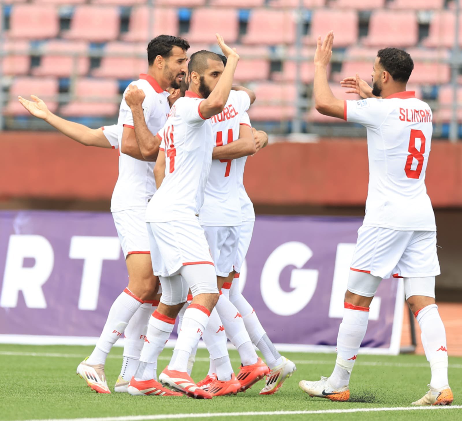 لاعبو المنتخب التونسي. (وكالات)