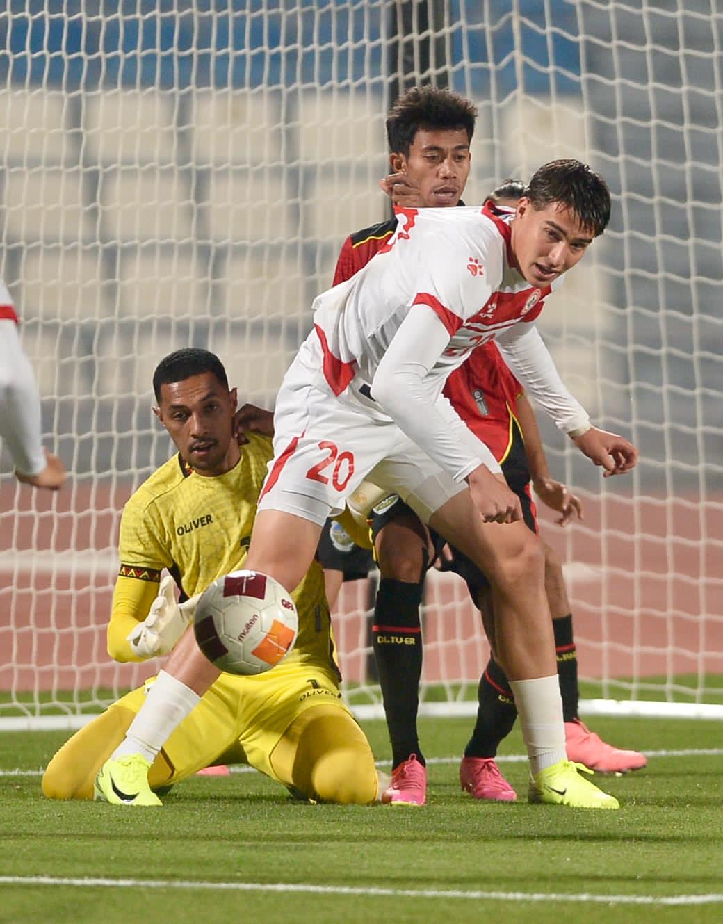 سامي مرهج مع منتخب لبنان. (وكالات)