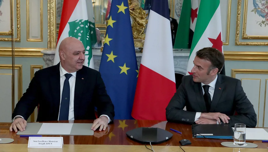 قمة لبنانية فرنسية في الإليزيه… عون: لا نقبل بتحويل بلدنا إلى منصة لتحقيق مصالح أي جهة