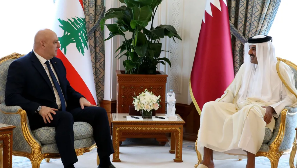 بيان مشترك قطري - لبناني حول محادثات الدوحة