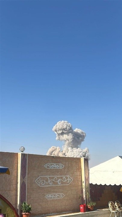 الانفجار في حلب (إكس).