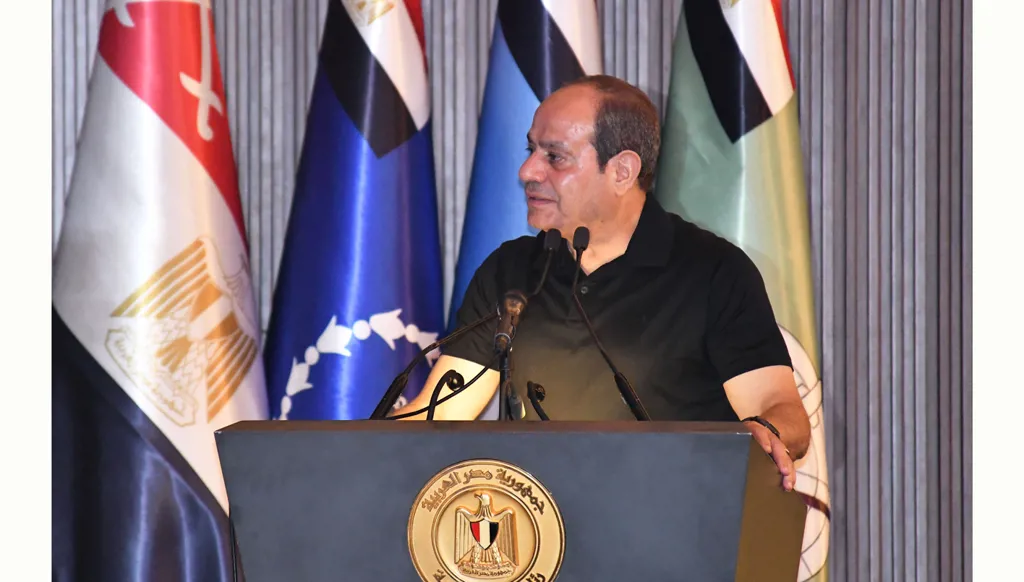الرئيس المصري: مواقف الأشقاء العرب ستظل راسخة في الوجدان الوطني