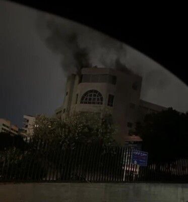 صورة من الحريق (إكس).