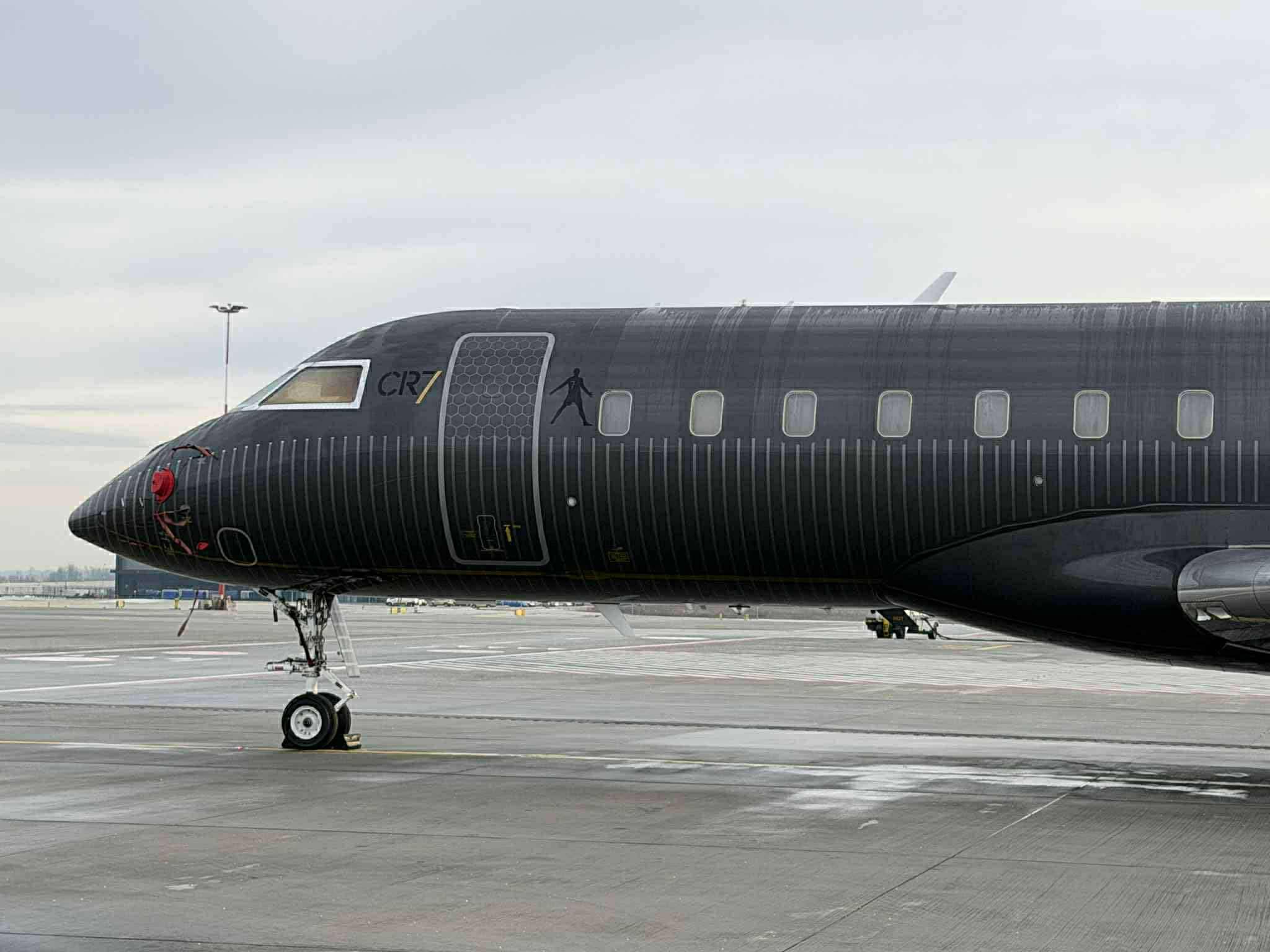 طائرة كريستيانو رونالدو. (إكس)