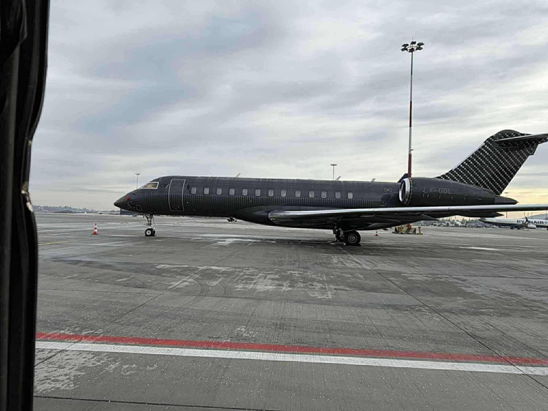 طائرة كريستيانو رونالدو. (إكس)