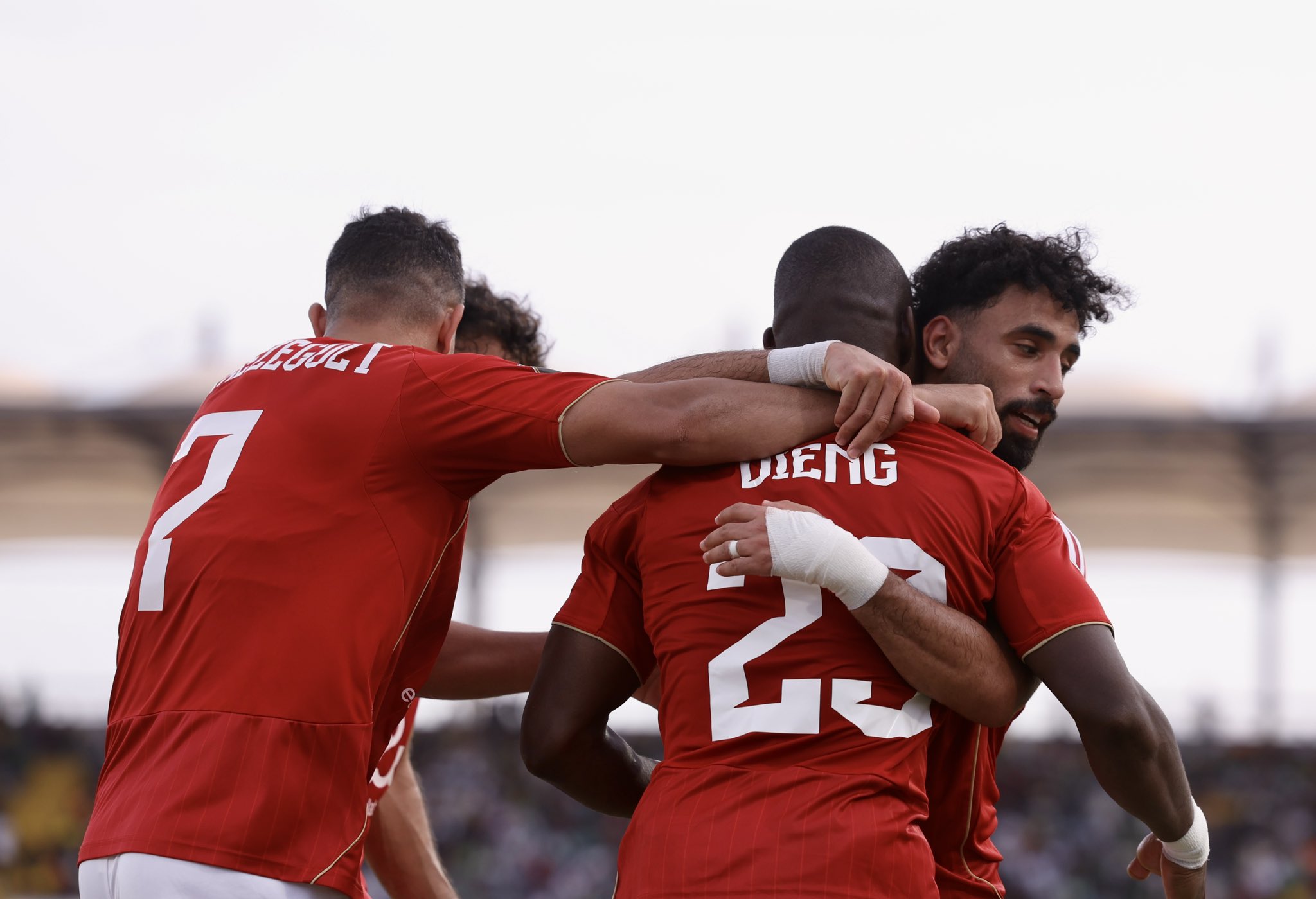 لاعبو الأهلي المصري. (وكالات)