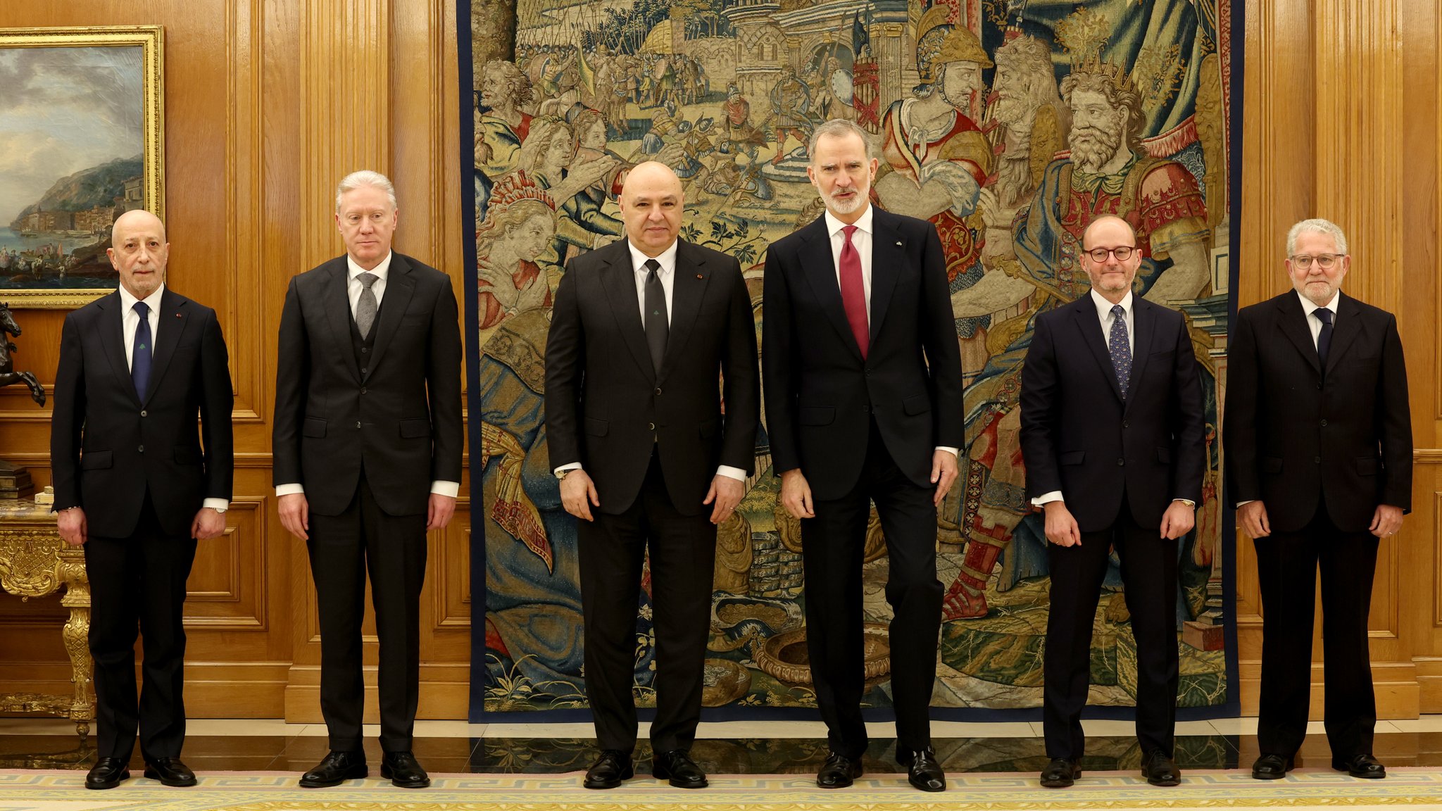 جانب من اللقاءات في إسبانيا 