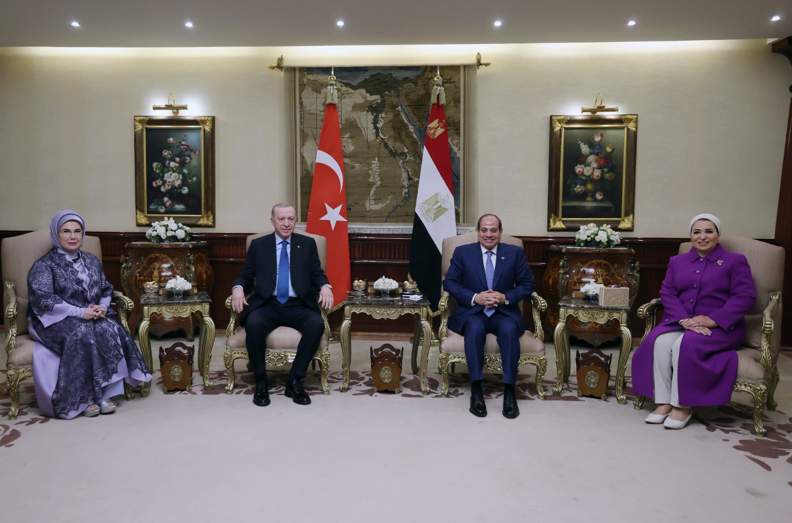 إردوغان في مصر (إكس).