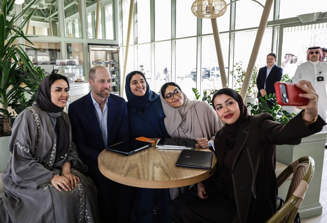 الأمير وليام في السعودية. (وكالات)