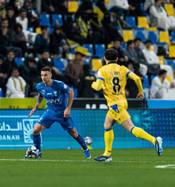 التعاون ضد الهلال. (حساب الهلال على إكس)