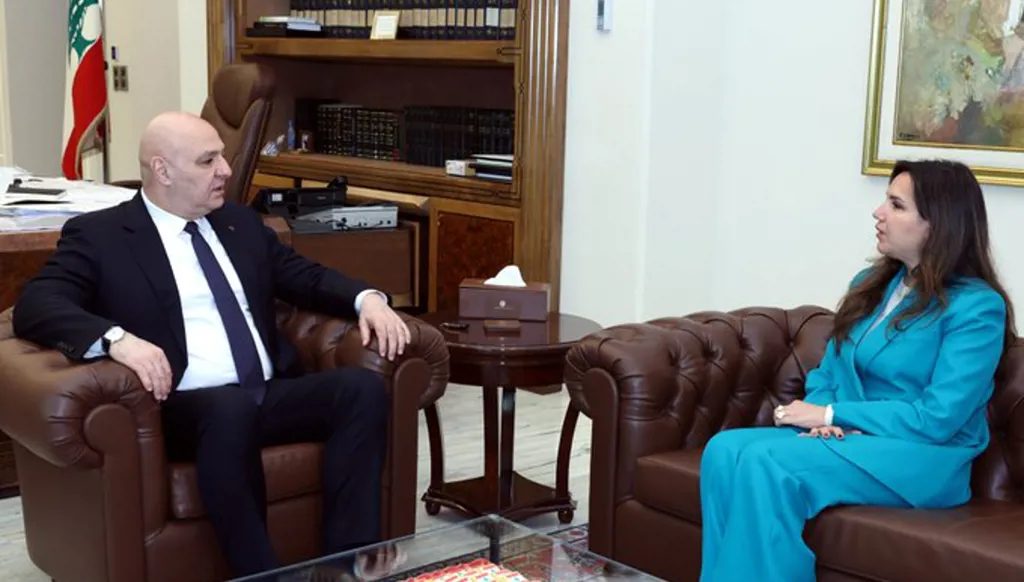 عون عرض مع سفيرة لبنان في واشنطن سبل تطوير العلاقات