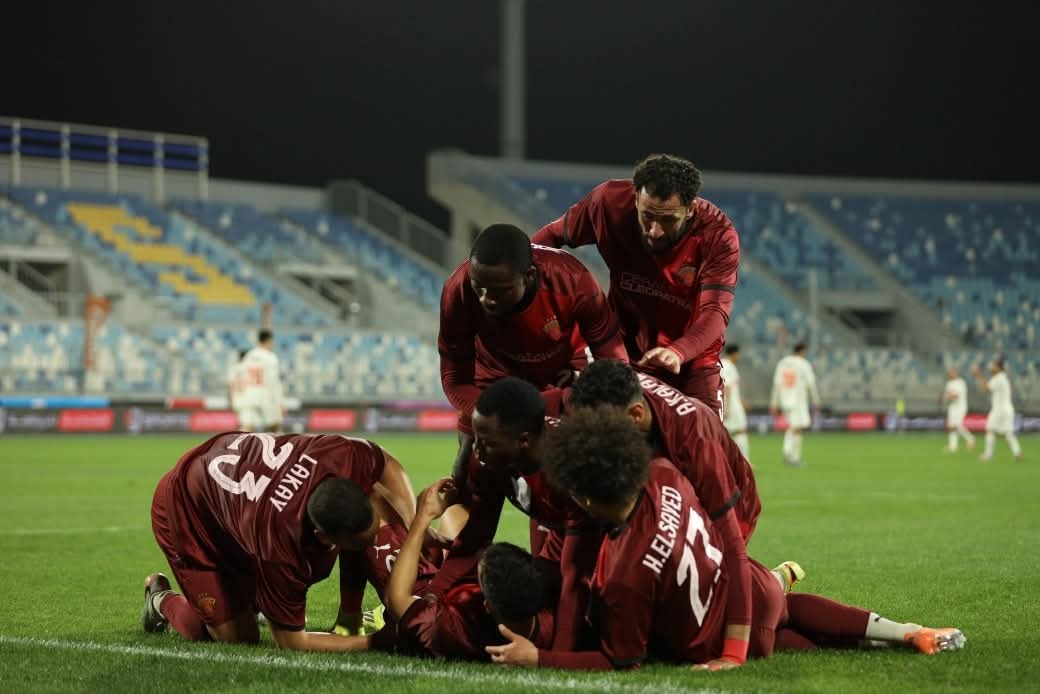 لاعبو سيراميكا كليوباترا. (حساب سيراميكا كليوباترا على إكس)