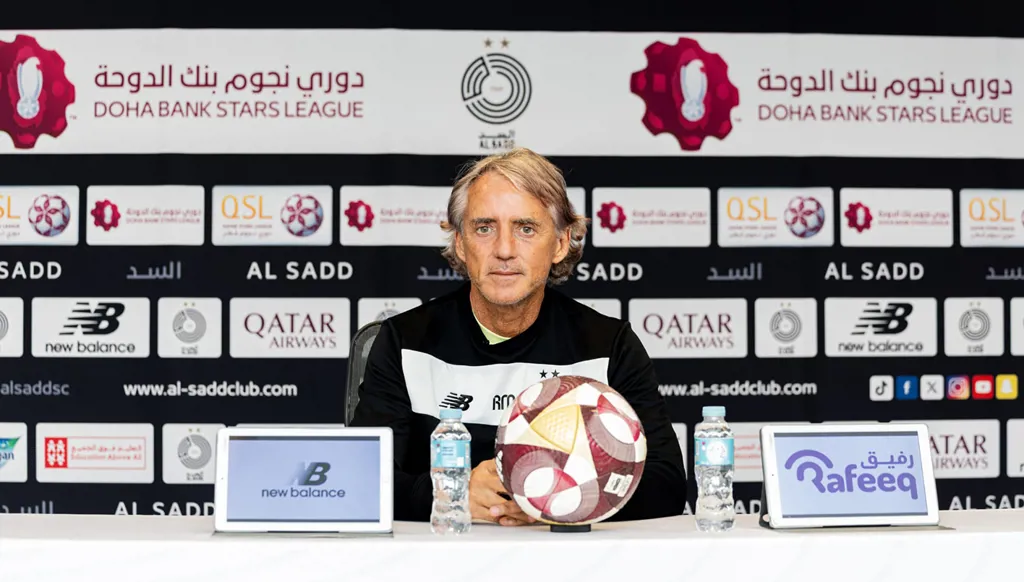 نادي السد يوضح أسباب ابتعاد مانشيني عن قطر