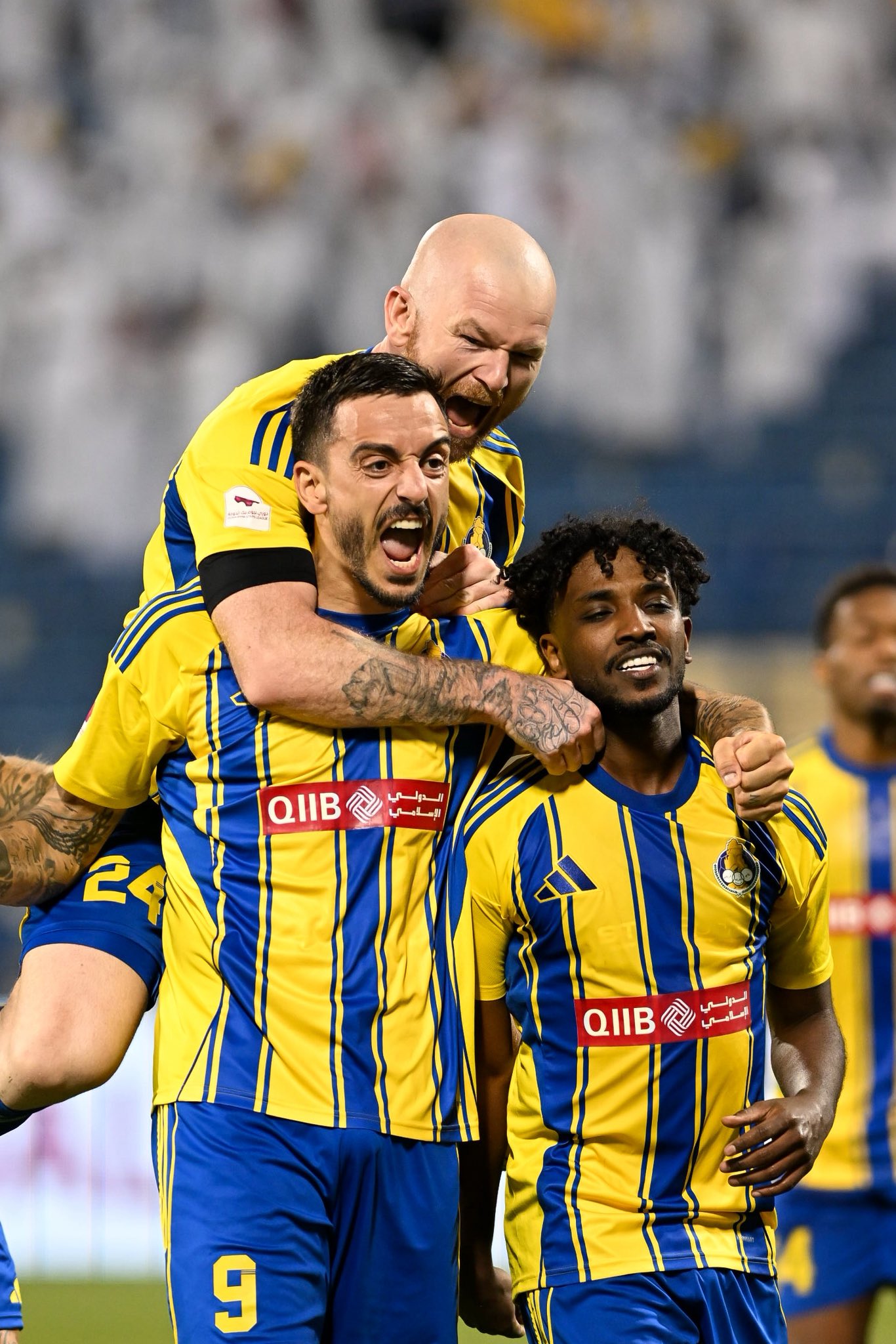 الغرافة يحتل المركز الثاني في جدول ترتيب الدوري القطري. (وكالات)