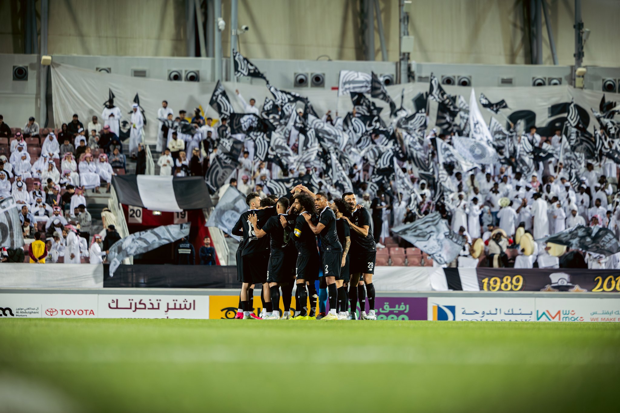 لاعبو نادي السد القطري. (وكالات)