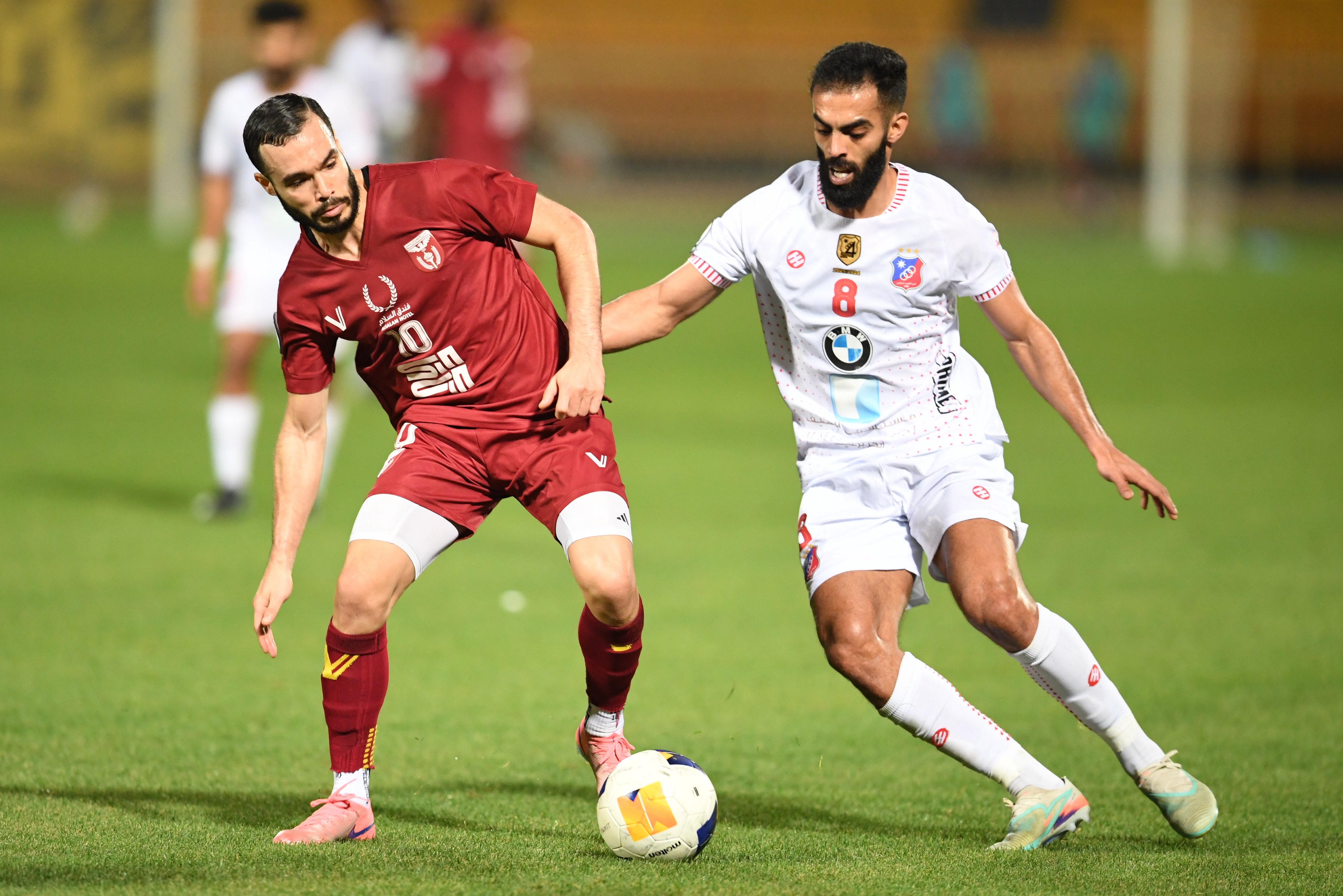 من مباراة الكويت والنصر. (وكالات)