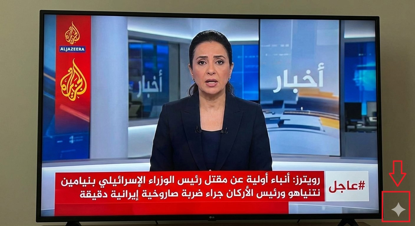 شعار Gemini في اسفل الصورة الى اليمين