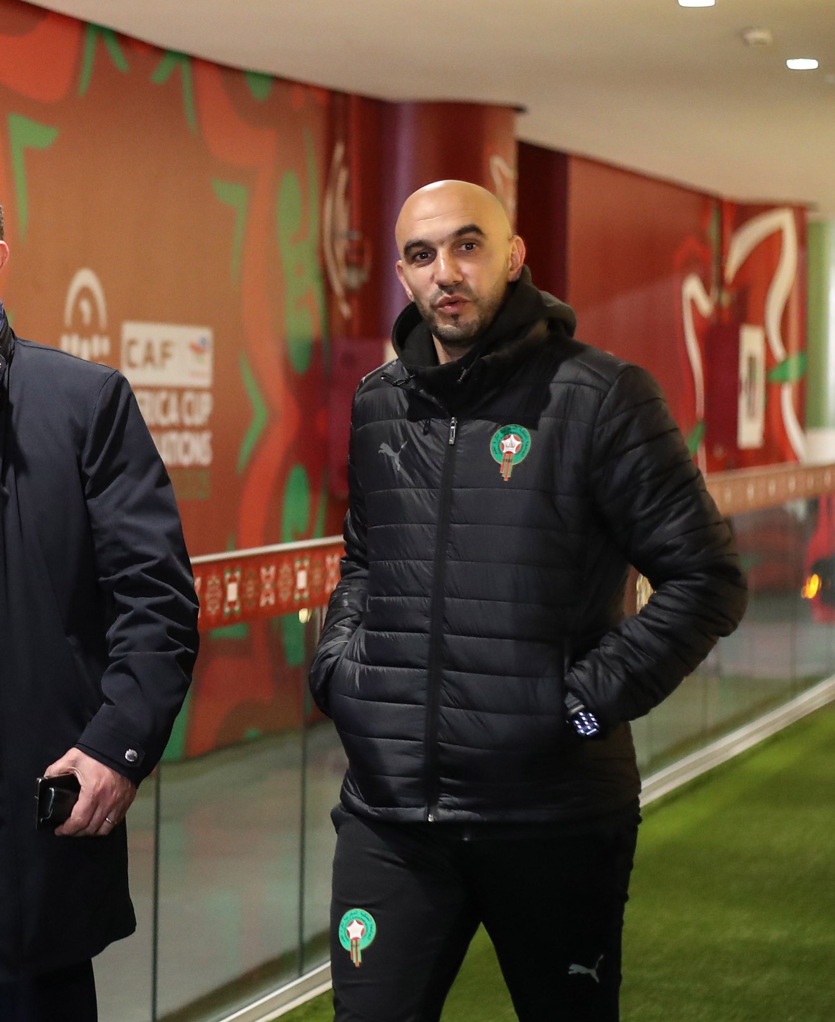 المدرب وليد الركراكي. (وكالات)