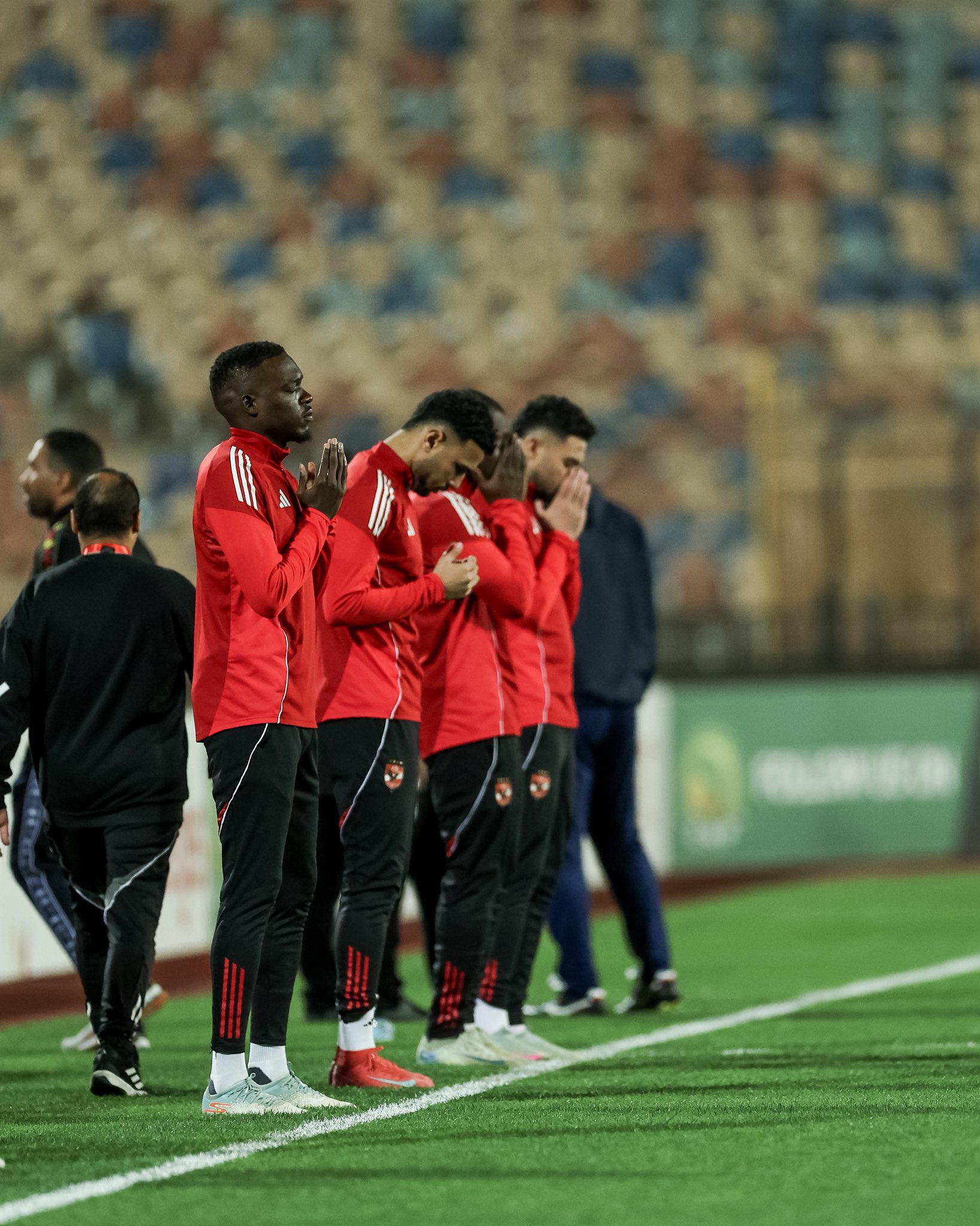 لاعبو الأهلي المصري. (وكالات)