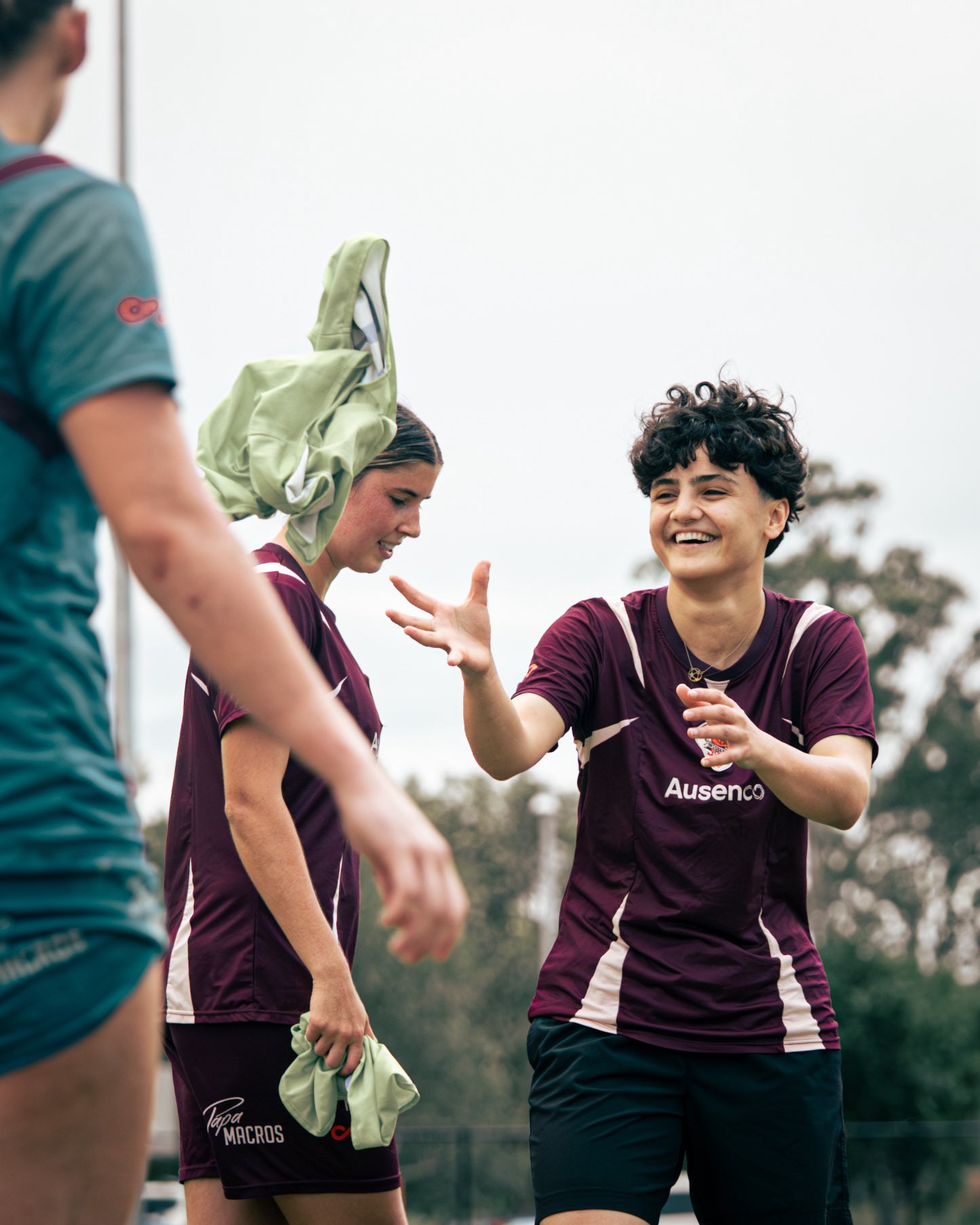 خلال تدريبات الفريق.