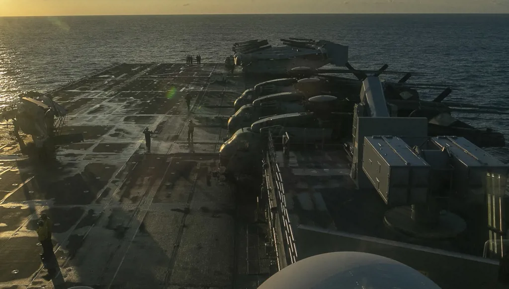 "على متنها 3500 بحّار ومشاة بحرية"... ‏القيادة المركزية الأميركية: السفينة "تريبولي" تصل إلى المنطقة