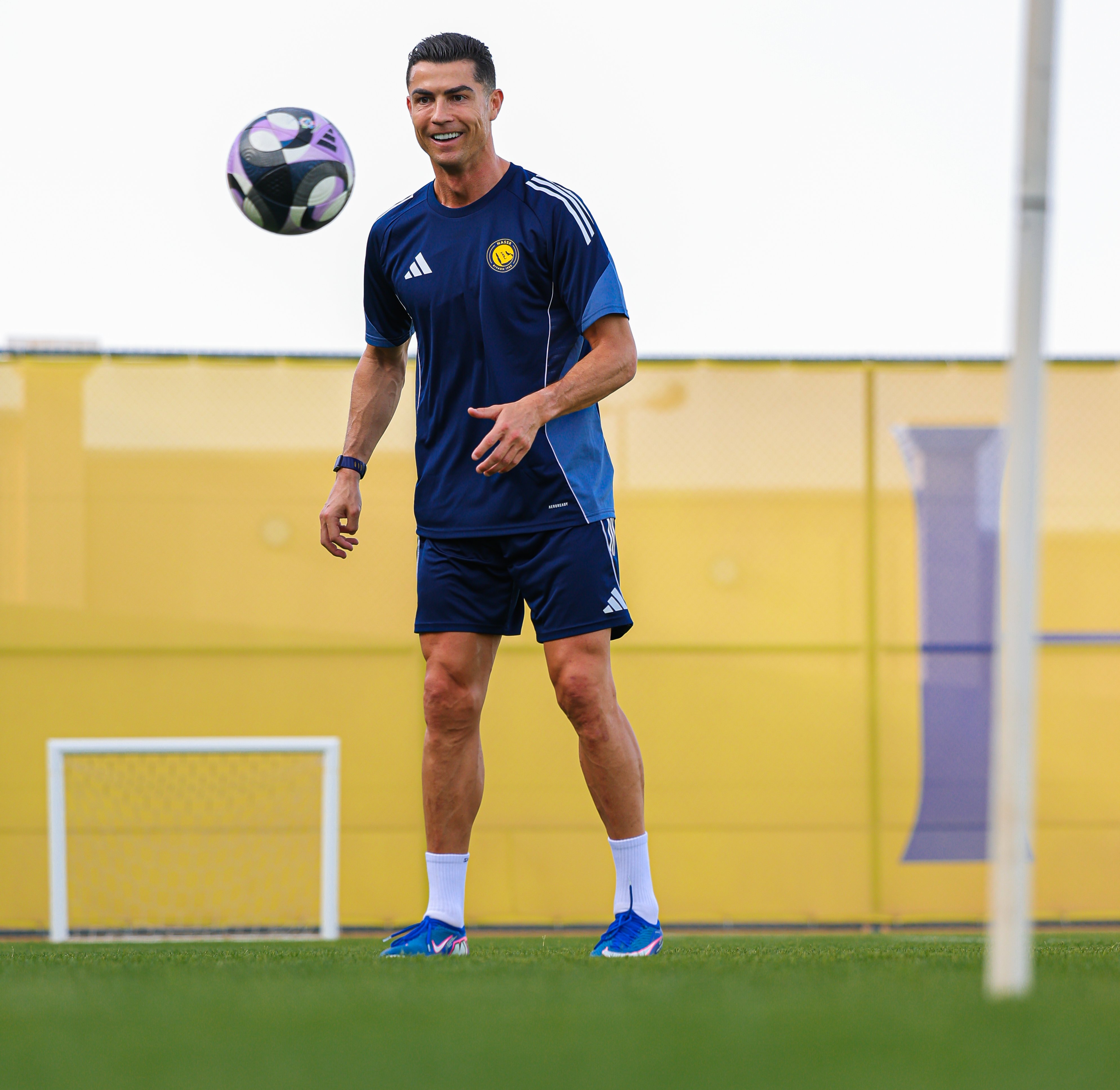 كريستيانو رونالدو مع النصر السعودي. (وكالات)