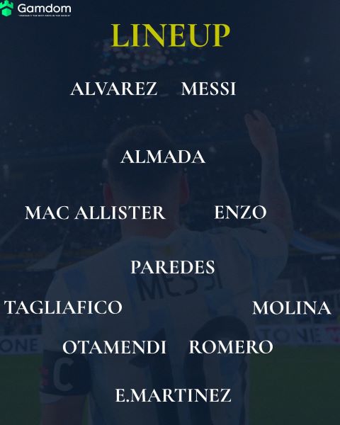 تشكيلة الأرجنتين الرسمية لمواجهة زامبيا استعداداً لكأس العالم 2026.