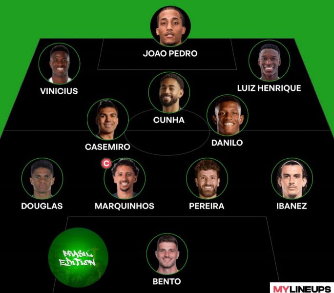 تشكيلة البرازيل الرسمية لمواجهة كرواتيا استعداداً لكأس العالم 2026.