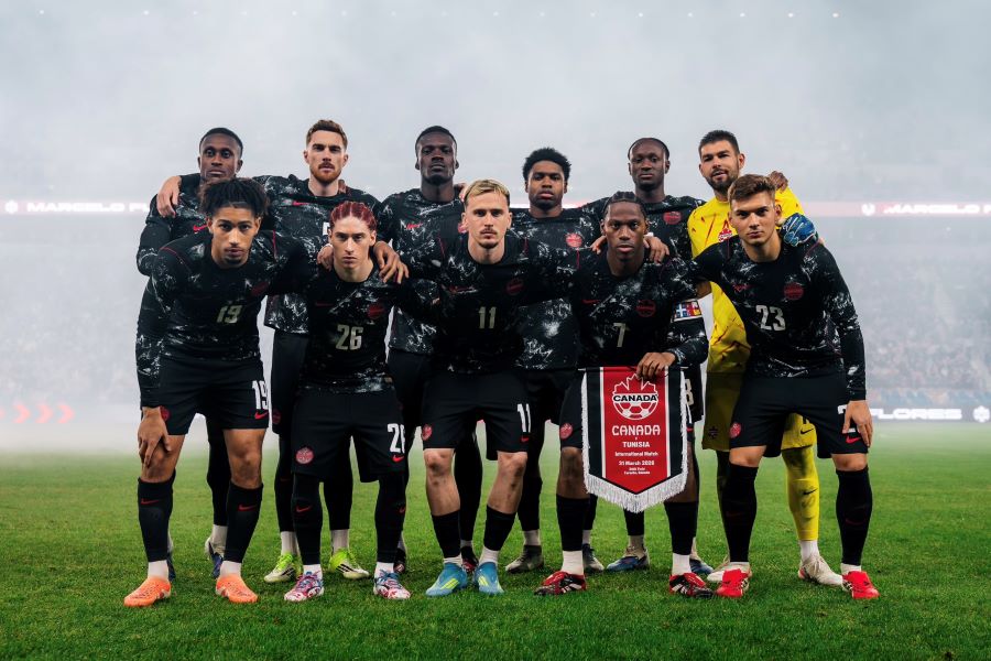 لاعبو كندا. (حساب الاتحاد الكندي على إكس)