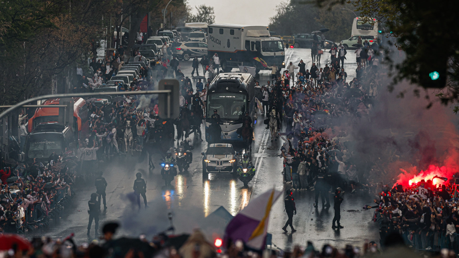 محيط ملعب سانتياغو برنابيو.