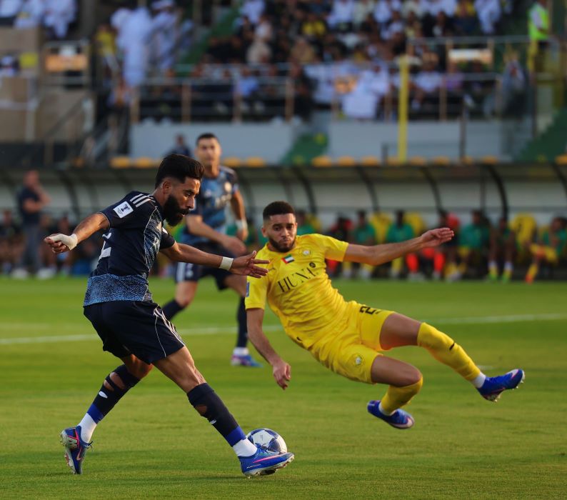 النصر ضد الوصل. (حساب النصر على إكس)