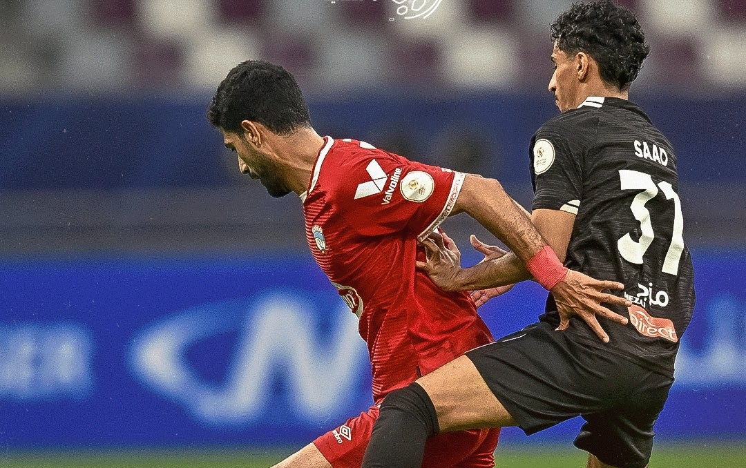 من المباراة بين زاخو والشباب. (إكس)