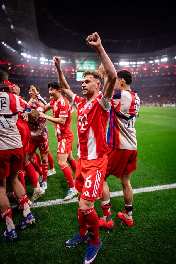 بايرن ميونيخ ضد باريس سان جيرمان في دوري أبطال أوروبا. (أ ف ب)