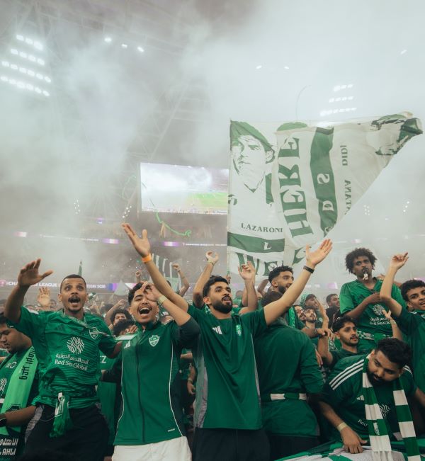 جماهير الأهلي السعودي. (حساب الأهلي السعودي على إكس)