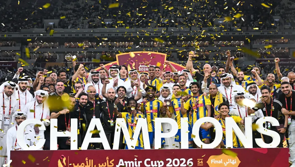 الغرافة يحتفظ بلقب كأس أمير قطر لكرة القدم (فيديو وصور)