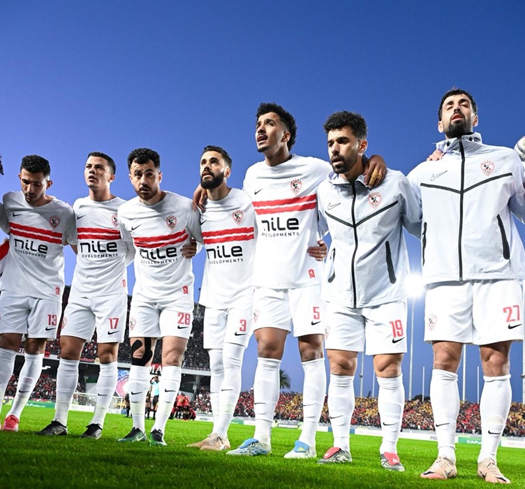 لاعبو الزمالك. (حساب الزمالك على إكس)