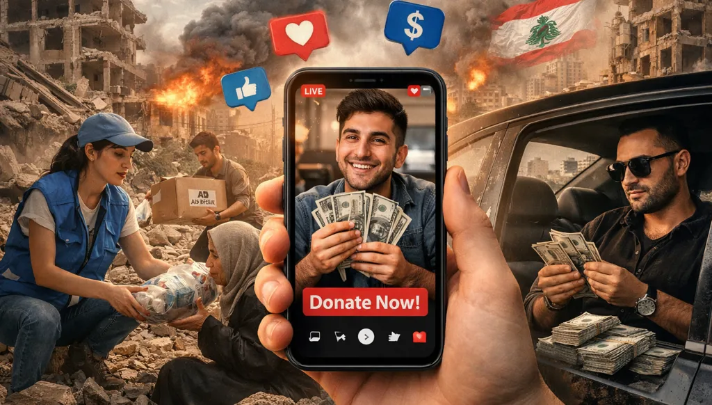 بين الإنسانية والاستغلال: دور رواد مواقع التواصل خلال العدوان على لبنان