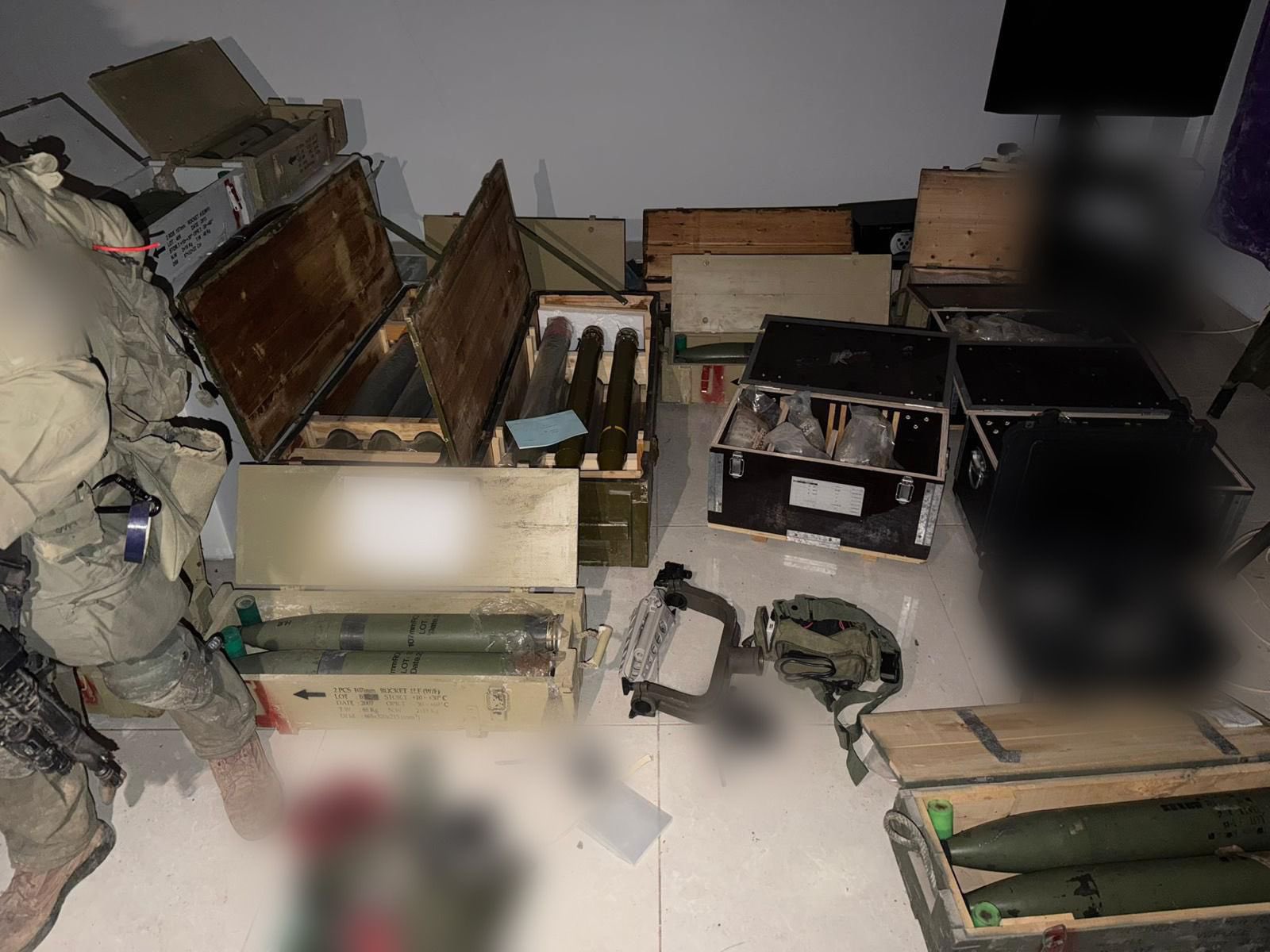 صورة نشرها الجيش الإسرائيلي على 