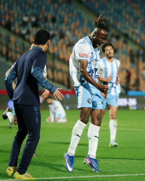 بيراميدز يتقدم بهدفين نظيفين في نهائي كأس مصر. (حساب بيراميدز على إكس)