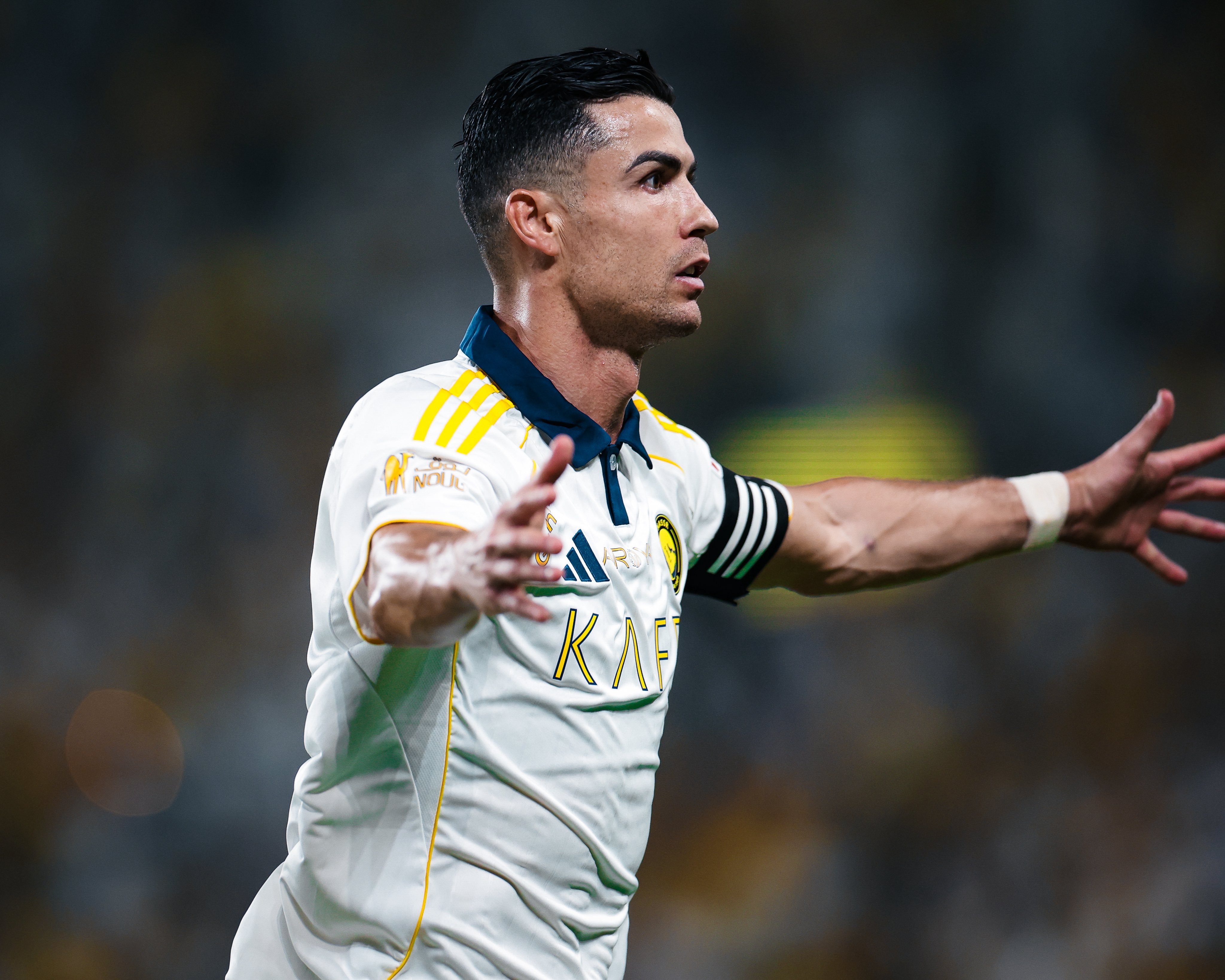 فرحة رونالدو بالهدف. (وكالات)