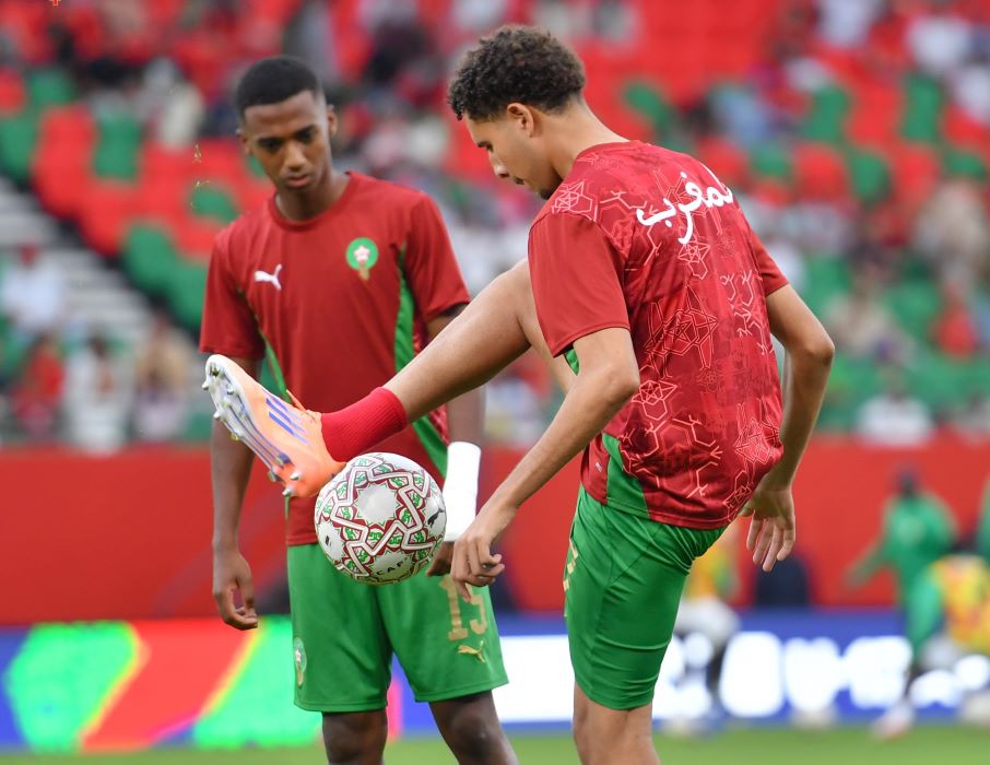 من تدريبات المغرب.