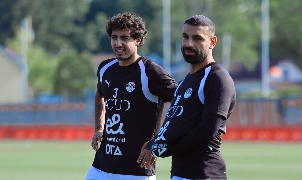 من تدريبات مصر. (صفحة الاتحاد المصري على فايسبوك)