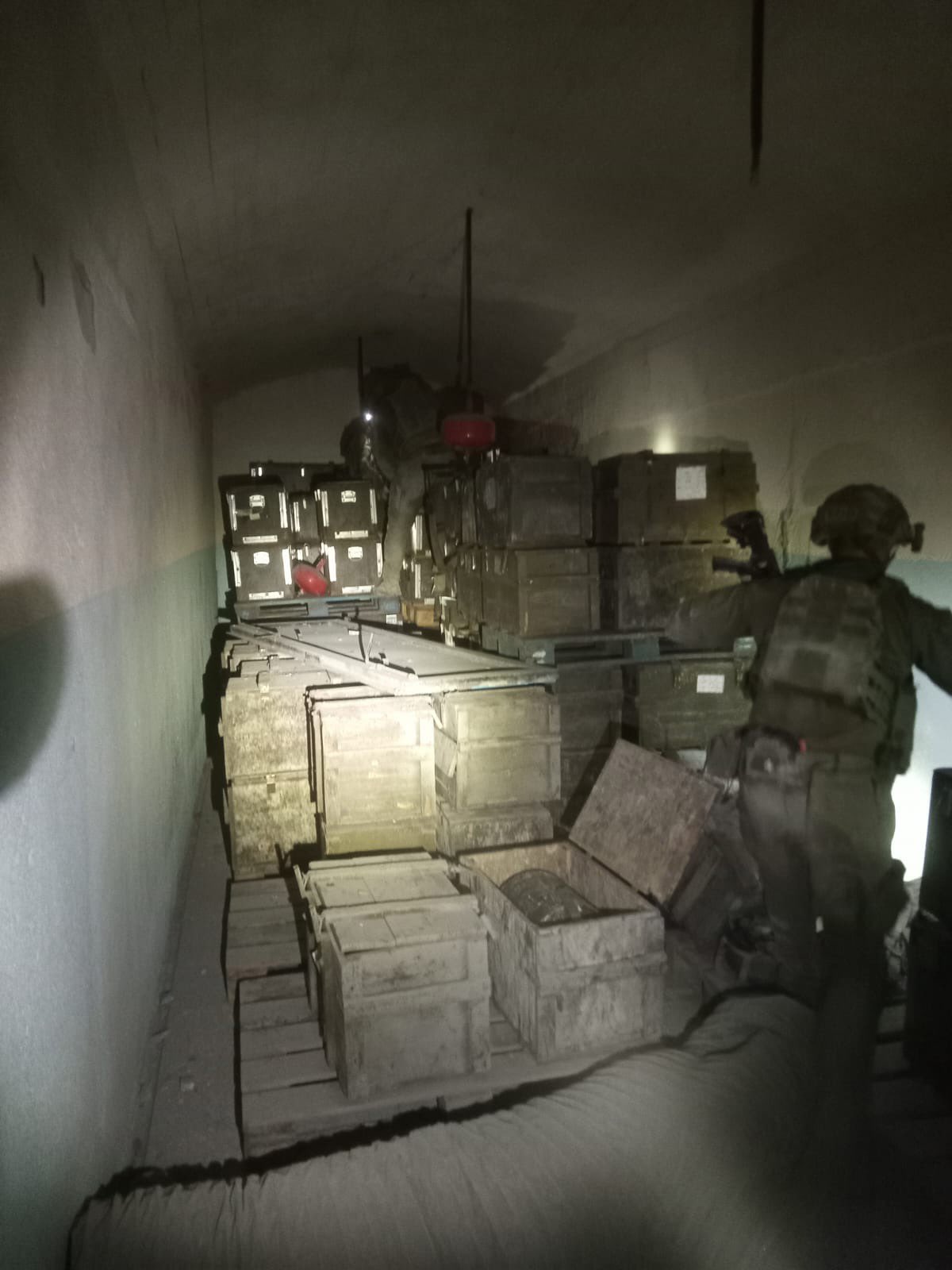 صورة نشرها الجيش الإسرائيلي على